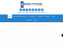 Tablet Screenshot of invisibledisabilities.org